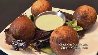 Crabmeat Beignets on Castin' Cajun