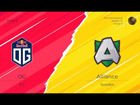 [RU] OG vs Alliance |The International 10|Group Stage| Game 1 |Inmateoo & eiritel