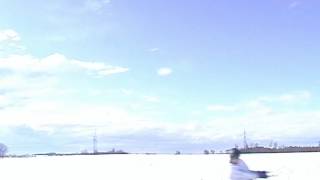 preview picture of video 'Snowkiten Tuningen 2010'