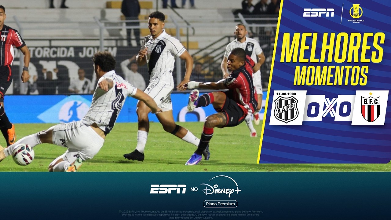 Ponte Preta vs Botafogo-SP highlights