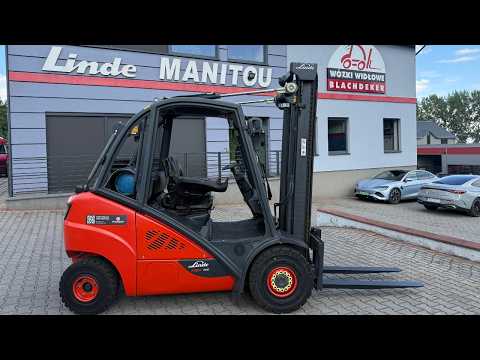 Originalus vaizdo įrašas: 4 ratų šakinis krautuvas Linde H30T-02 Side shift Originalus vaizdo įrašas: 4 ratų šakinis krautuvas Linde H30T-02 Side shift