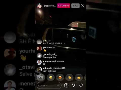 Greg Ferreira brigando em live no instagram (dia Halloween 🎃 😱🤭)