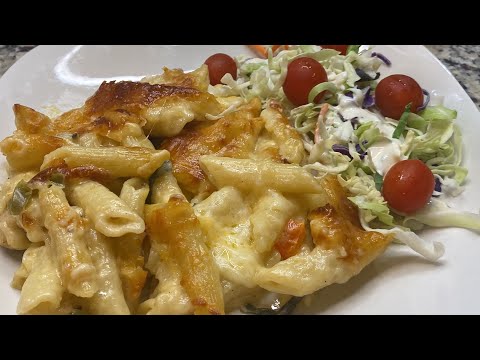 A Delicious Creamy, Chicken Pasta Casserole Recipe! | Casserole Series