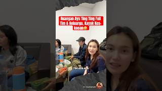Download lagu Ruangan Ayu Ting Ting Full Tim & Keluarga, Kayak Kos-kosan🤣 #ayutingting #bilqiskhumairahrazak mp3