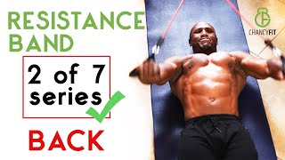 RESISTANCE BAND BACK WORKOUT AT HOME | FITBEAST
