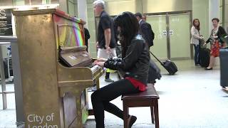 Street Piano: Mozart Alla Turca Jazz by Fazil Say (Version by AyseDeniz)