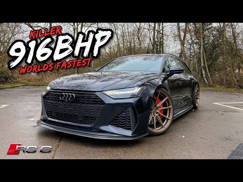 THE WORLDS FASTEST C8 AUDI RS6.. 916BHP FAMILY WAGON
