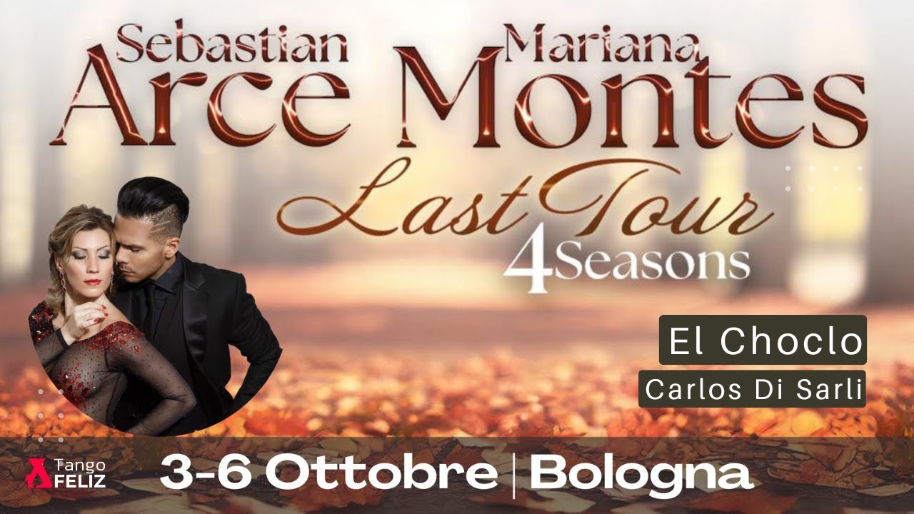Video thumbnail for Sebastian Arce & Mariana Montes - El Choclo di Carlos DI Sarli - Last Tour Bologna 3-6 ottobre 2024
