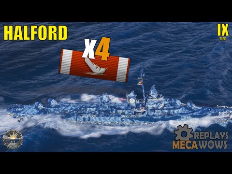 Halfordf almost 115k damage | World of Warships Gameplay