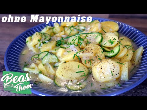 Kartoffelsalat ohne Mayonnaise - Omas Rezept Klassiker