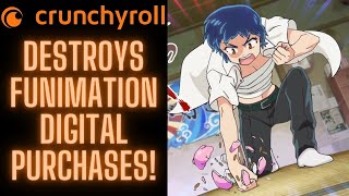 Crunchyroll Won't Support FUNimation Digital Purchases!