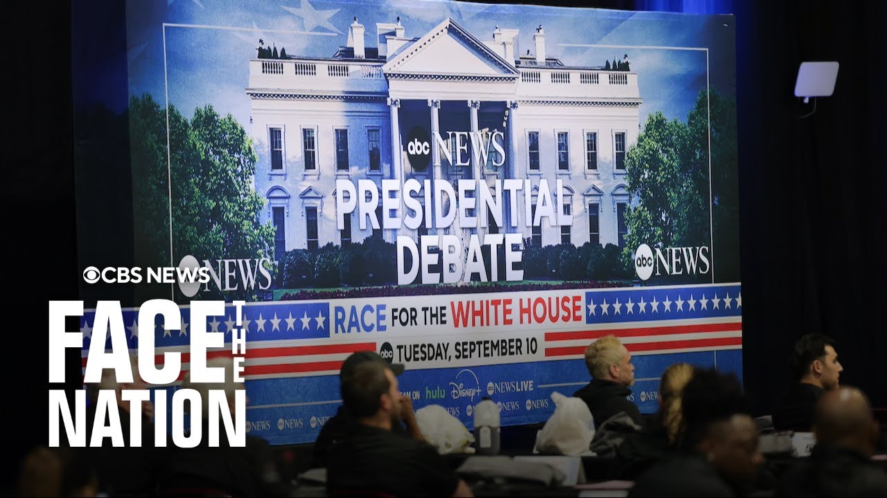 Watch Live: Previewing first presidential debate between Harris and Trump | Face the Nation