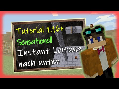 Redstone-Schule Folge 38 - Sensationell: Instant Signal nach unten - Tutorial