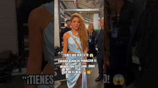 SHAKIRA STUNS THE WORLD! 😱 ¡Shakira arrasó con ese pedazo de look WOW! 🔥 #shorts #shakira #viral