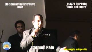 preview picture of video 'Elezioni Itala. Carmen Palo Itala nel cuore. Piazza Cuppari. 4 maggio 2012'