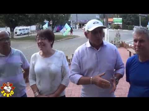 Prefeito Ayres Scorsatto em Parceria com os Comerciantes no Projeto Adote um Espaço Público