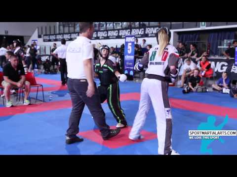 Shauna Bannon v Marta Sellati U60 kg - 2015 BESTFIGHTER WAKO Worldcup