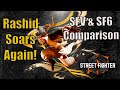 Rashid SFV SF6 Moves Comparison Showcase