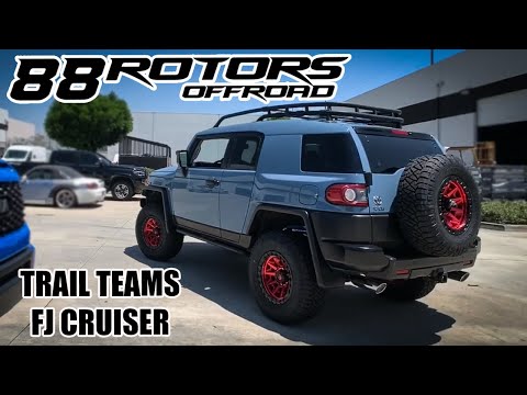 TOYOTA FJ CRUISER TRAIL TEAMS ULTIMATE HERITAGE BLUE, KINGS LIFT, FUEL COVERT