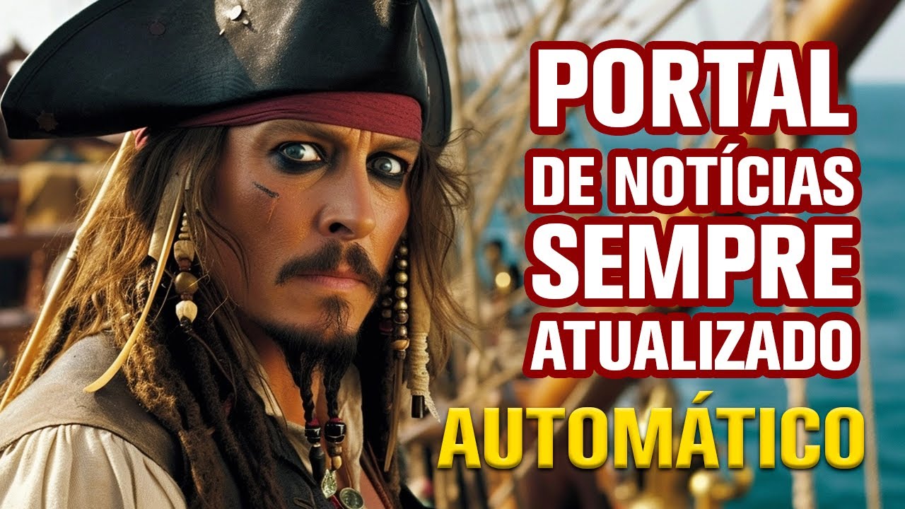 Robô Jack Sparrow na prática 🏴‍☠️ Automatize sua criação de conteúdo e sempre atualizado