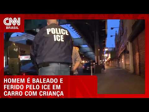 Agente do ICE atira em homem que estava em carro com criança de 5 em NY | CNN NOVO DIA