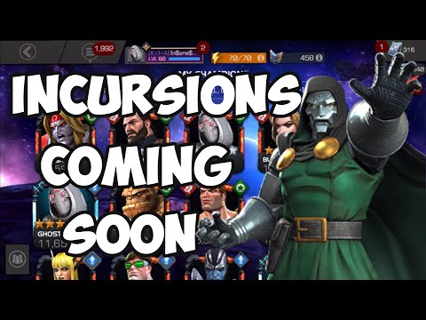 MCOC Incursions Tab In The Store - New Dungeons For Marvel Contest Of Champions