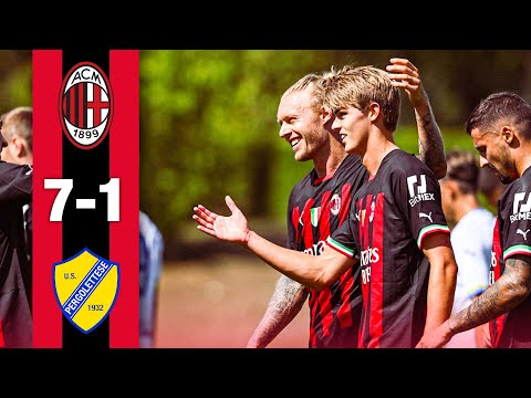 DE KETELAERE HAT-TRICK | AC Milan 7-1 Pergolettese | Highlights