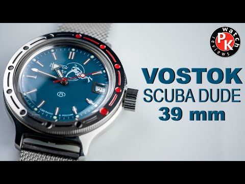Vostok Amfibia 39mm ‘Scuba Dude’ Watch Review