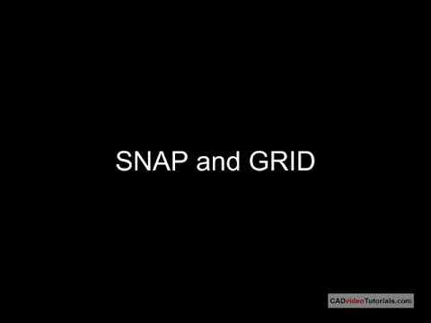 Autocad Explained - Using SNAP and GRID