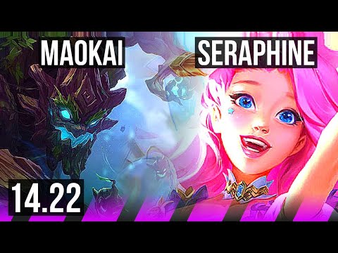 MAOKAI & Ashe vs SERAPHINE & Swain (SUP) | 1/0/7 | NA Master | 14.22