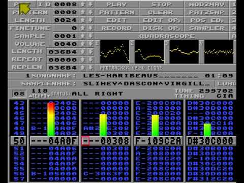 Slimey & Dascon & Virgill - Les Haribeaus (Amiga ProTracker Modfile)