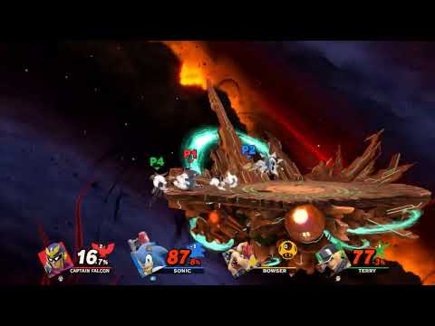 Smash Ultimate: Captain Falcon Knee Triple