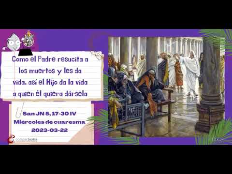 Evangelio del día Miércoles 22 de Marzo de 2023 Mons. Fabio Martínez Castilla