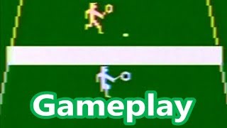Activision Tennis Atari 2600 Gameplay