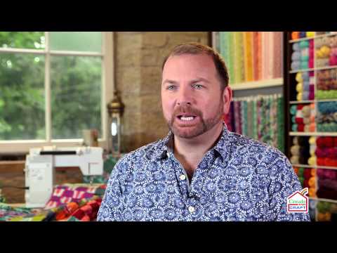Stuart Hillard from The Great British Sewing Bee on Create & Craft!