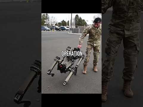 US Army Tests AI-Enabled Robot Dog with Automatic Rifle!