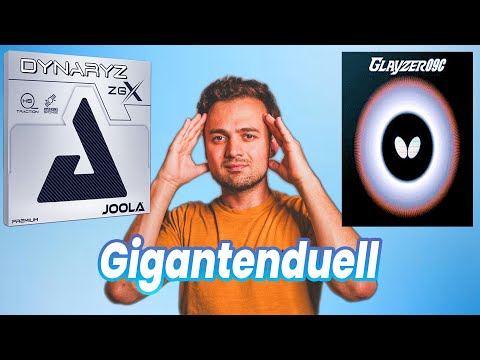 Butterfly Glayzer 09C versus Joola Dynaryz ZGX - Der Vergleich!