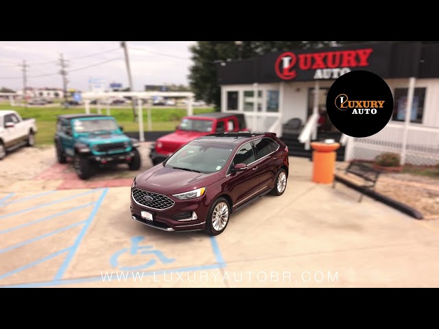 2020 FORD EDGE SUV 4-CYL, ECOBOOST, TURBO, 2.0 LITER TITANIUM SPORT UTILITY 4D - Luxury Auto in Baton Rouge, LA