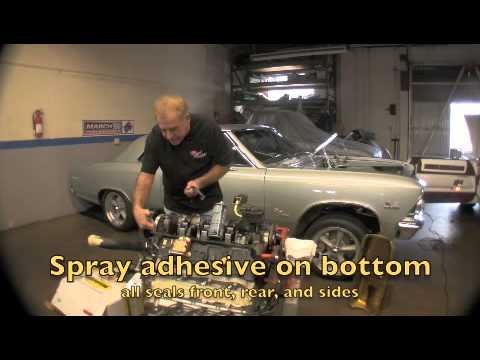 Engine pan gasket install No Leaks by Scared Shiftless