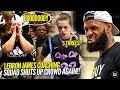 LeBron James COACHING Bronny James Jr Blue Chips SHUTS UP Crowd Again