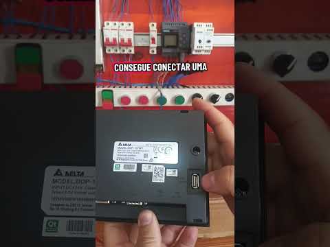 IHM Delta 7' Comunicação RS232/RS485/Ethenet