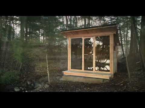 LeisureCraft Pure Cube Mountain View Sauna - Knotty Red Cedar - Saunas