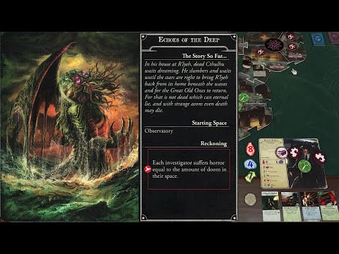 Arkham Horror 3. kiadás gameplay | OTT A CTHULHU! - Game-Obscura