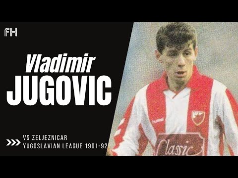 Vladimir Jugovic ● Goal and Skills ● Crvena Zvezda 5-0 Zeljeznicar ● Yugoslavian League 1991-92