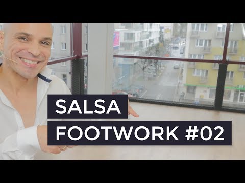 Salsa footwork with body movement  #02  advanced level  - Captain Salsa