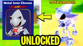 HOW TO UNLOCK METAL SONIC CHROME IN SONIC SPEED SIMULATOR