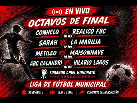 TORNEO PROVINCIAL DE FÚTBOL MUNICIPAL - OCTAVOS DE FINAL.