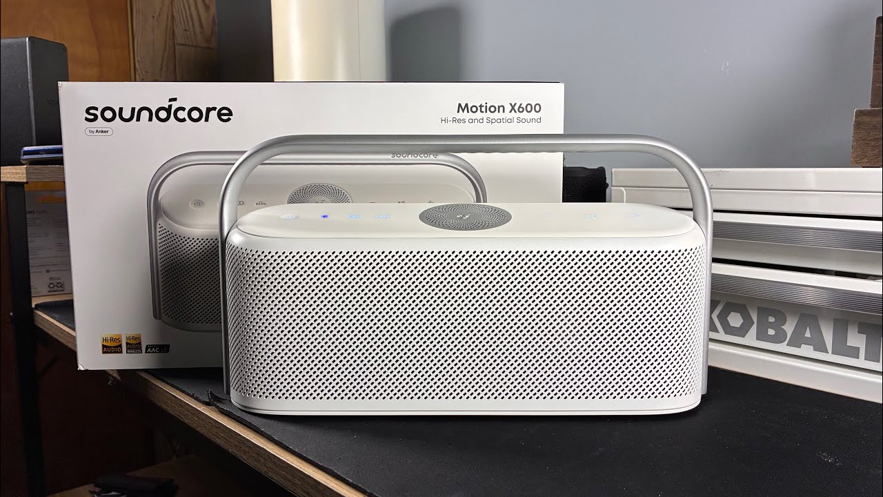 Miniatura da avaliação em vídeo de Caixa de Som Bluetooth Anker Soundcore Motion X600 50W
