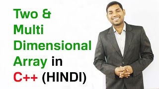 preview picture of video 'Two and Multi Dimensional Array in C++ (HINDI)'