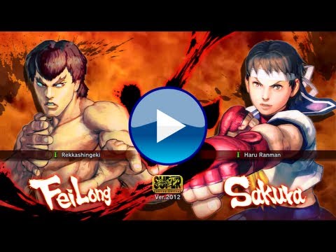 Ryukichikun ( Fei Long ) vs keion0101 ( Sakura ) SSF4 AE 2012 720p HD | PhilaGilla